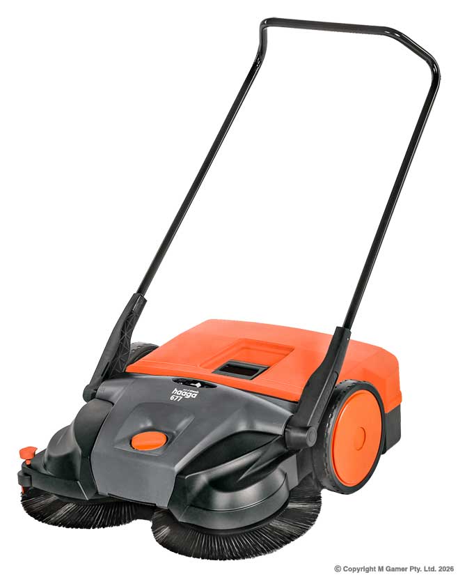 Haaga 677 - Dual Brush Battery Sweeper